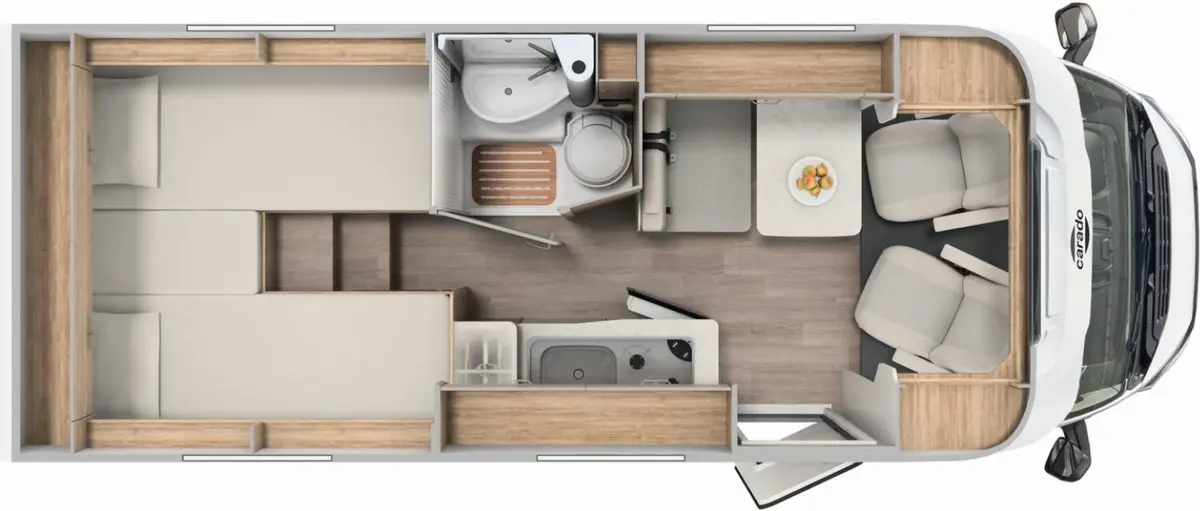 Carado V 337 Pro+ Automatik, Solar, LTE, TV-Paket