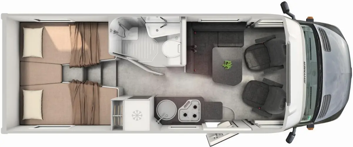 Hymer ML-T 580 Allrad, Autark, Premiumpaket, TV