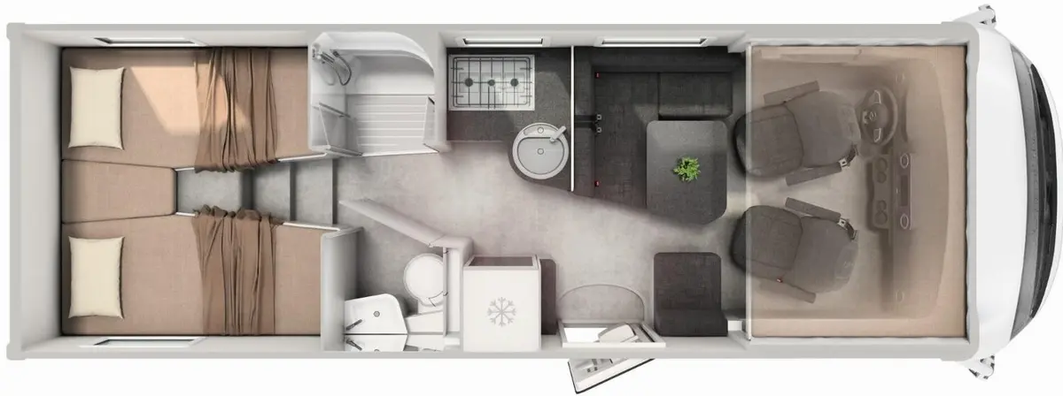 Hymer B-Klasse MC I 680 Premiumpaket, TV, Lithium