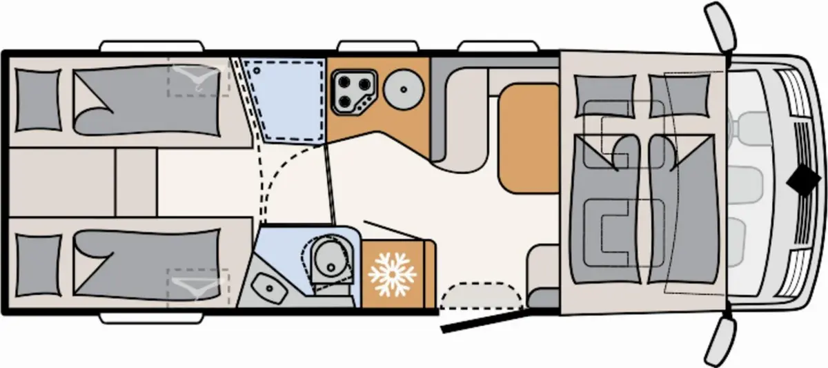 Dethleffs Pulse I 7051 EB GT, Markise, TV, Sat, Dachklima