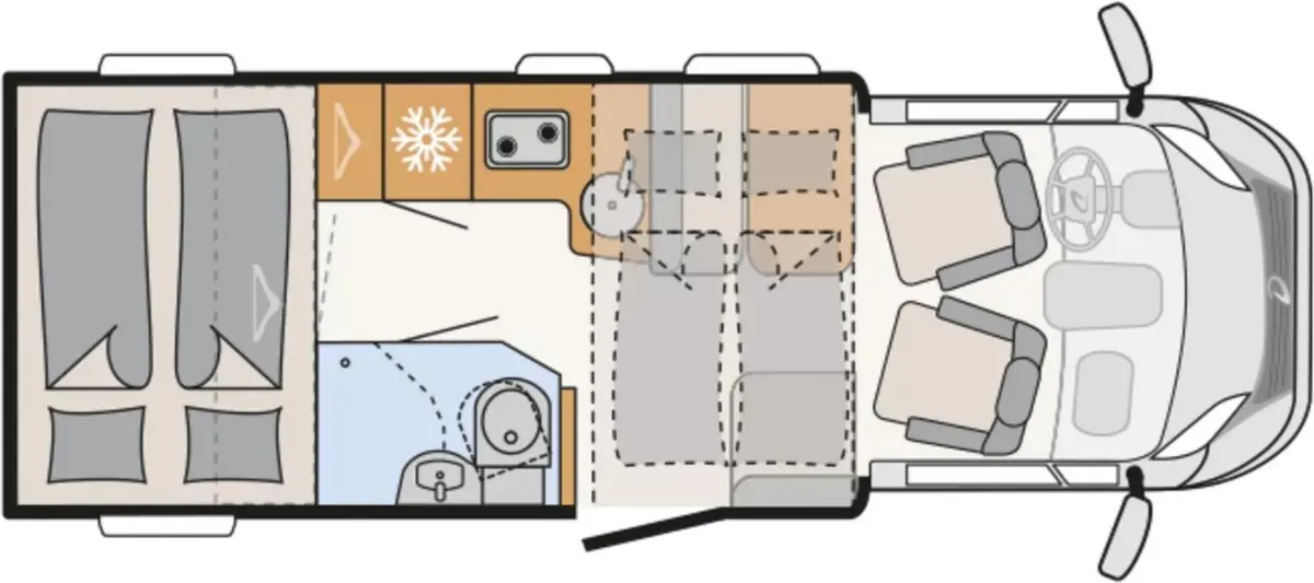 Dethleffs Trend T 6877 DB Hubbett, X-, GT-, Familypaket