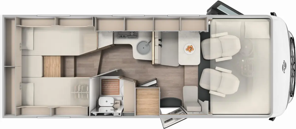Carado I 338 Pro+ Solar, TV, Sat
