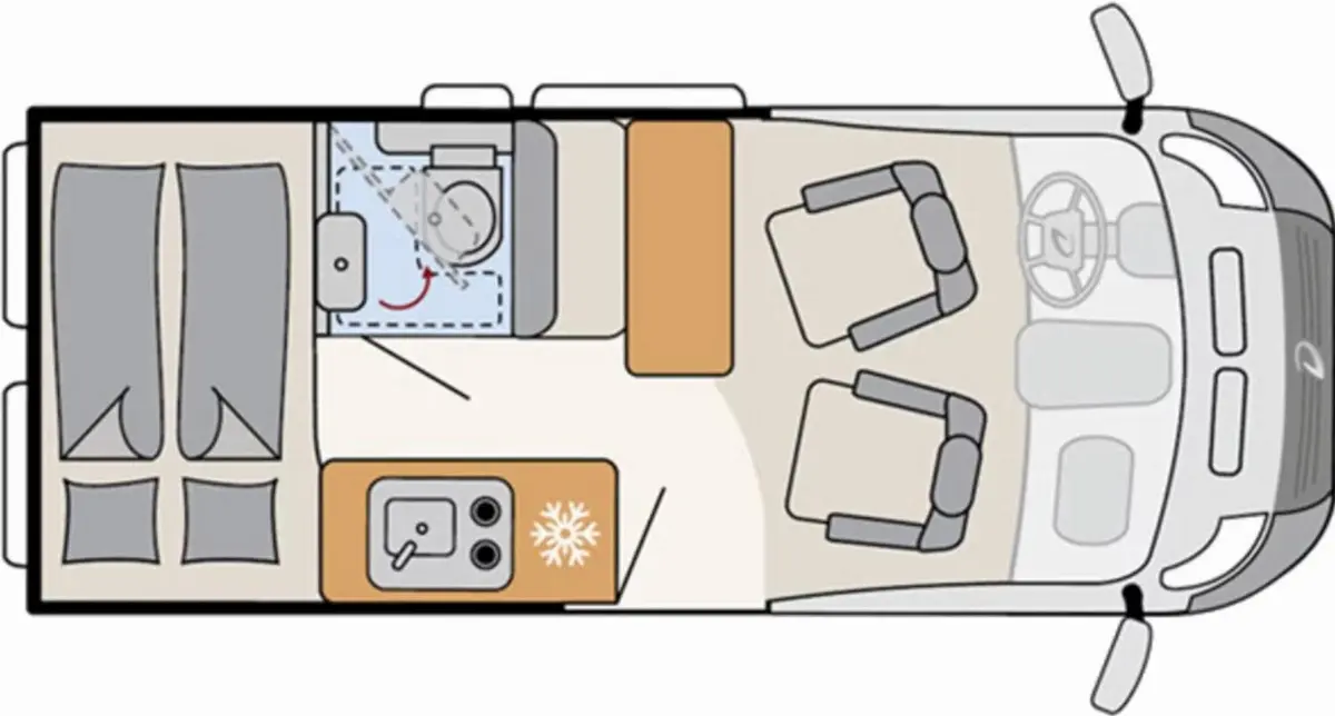 Dethleffs Globetrail Active 540 DS Fiat Automatik, Markise