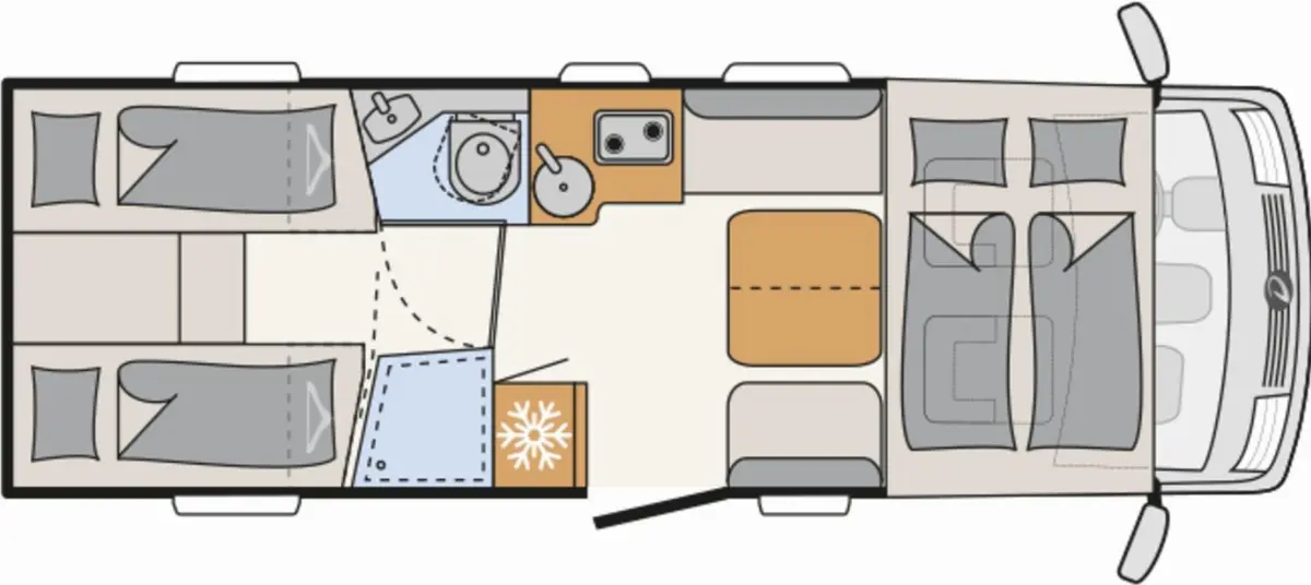 Dethleffs Trend I 7057 EBL One-, GT-, Familypaket