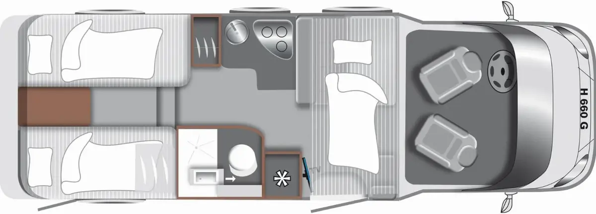 LMC Tourer Lift H 664 G TV, Sat, Solar, Markise