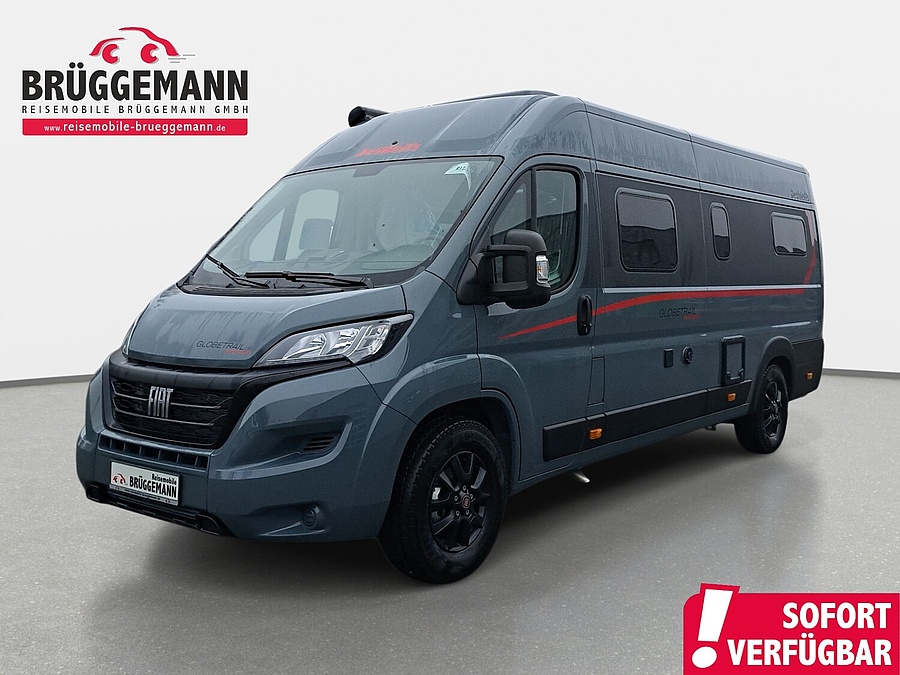 Dethleffs Globetrail Advantage 640 ER Fiat Gästebett quer im Wohnbereich