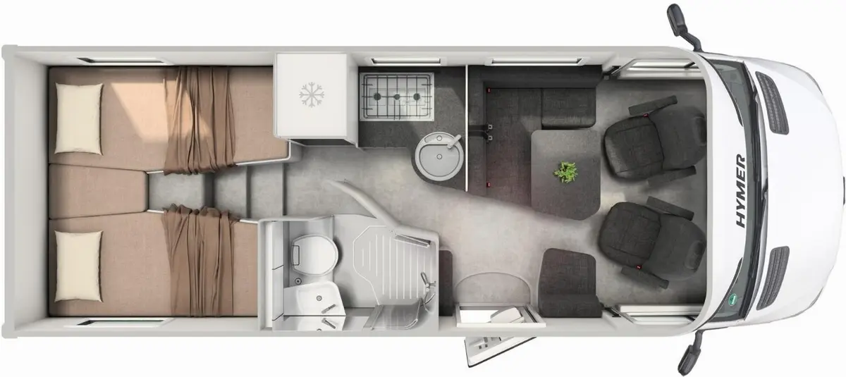 Hymer B-Klasse MC T 600 Premium-Line, Markise, TV etc.