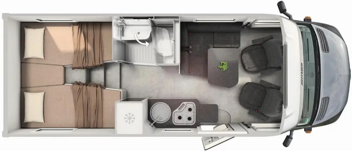 Hymer ML-T CrossOver 570 GFK, TV, SOG