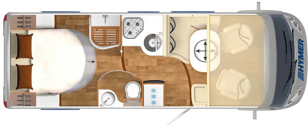 Hymer Exsis-i 598 Automatik, TV, Sat, Solar, GFK