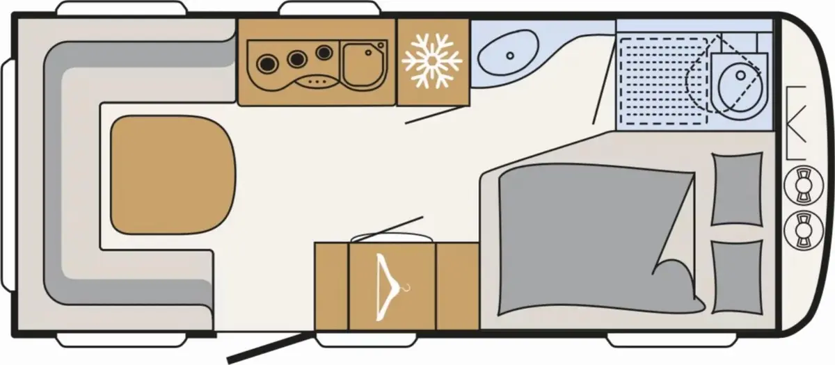 Dethleffs c-go 495 FR 10 Years Edition, Duo Control