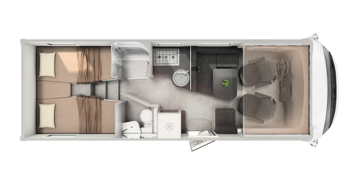 Hymer B-Klasse MC-I 680 - 4 Personen 