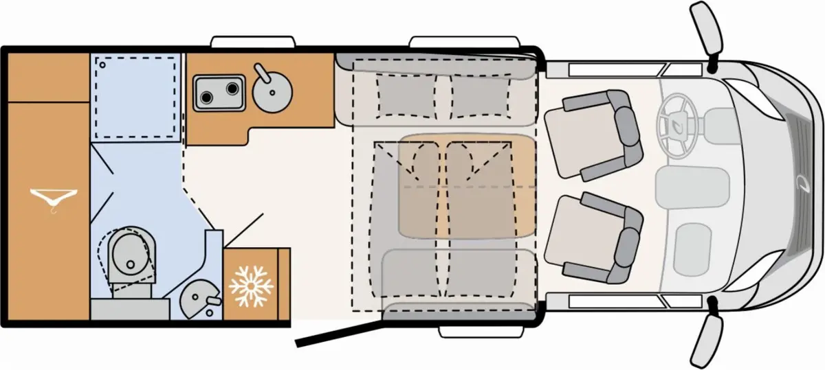 Dethleffs Just Camp T 6762 Family-, Chassispaket