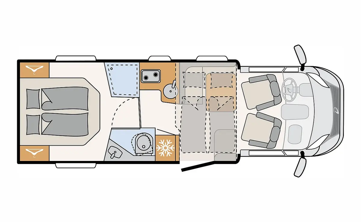 Dethleffs Just T 7052 DBM 