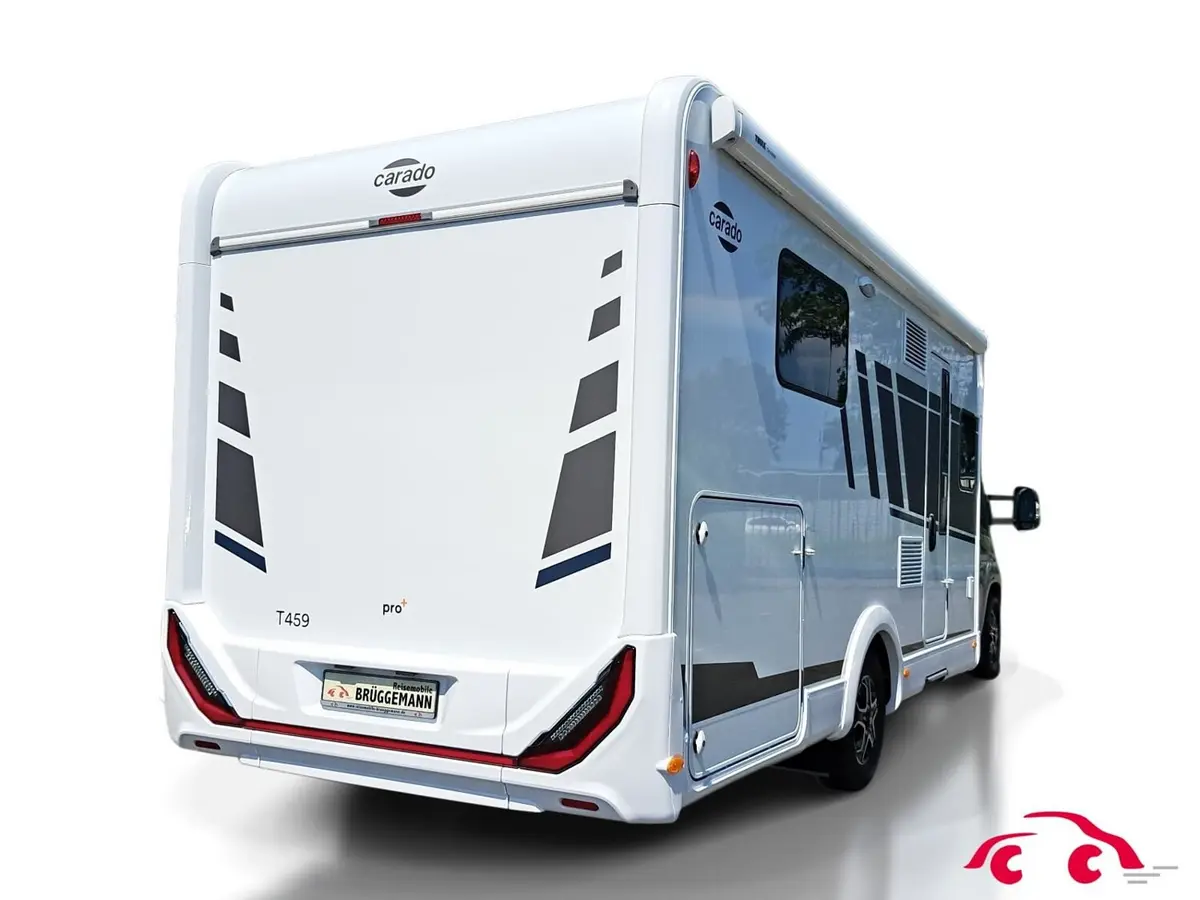 Carado T 459 Pro+, Autom., Solar, TV, LTE, 3. Bett, Ofen