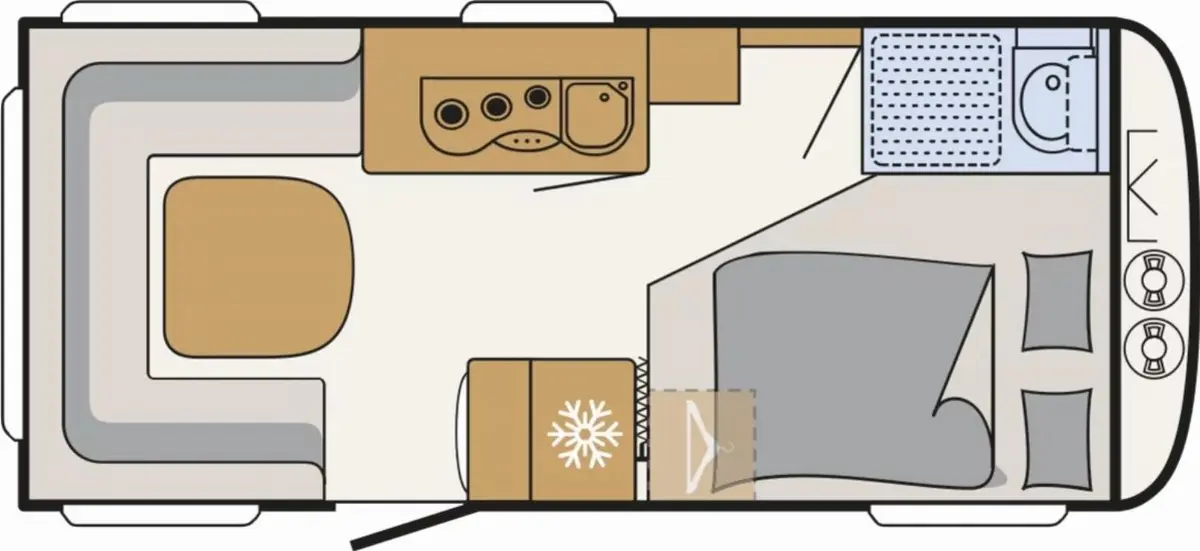 Dethleffs c-go 475 FR 10 Years Edition, Duo Control