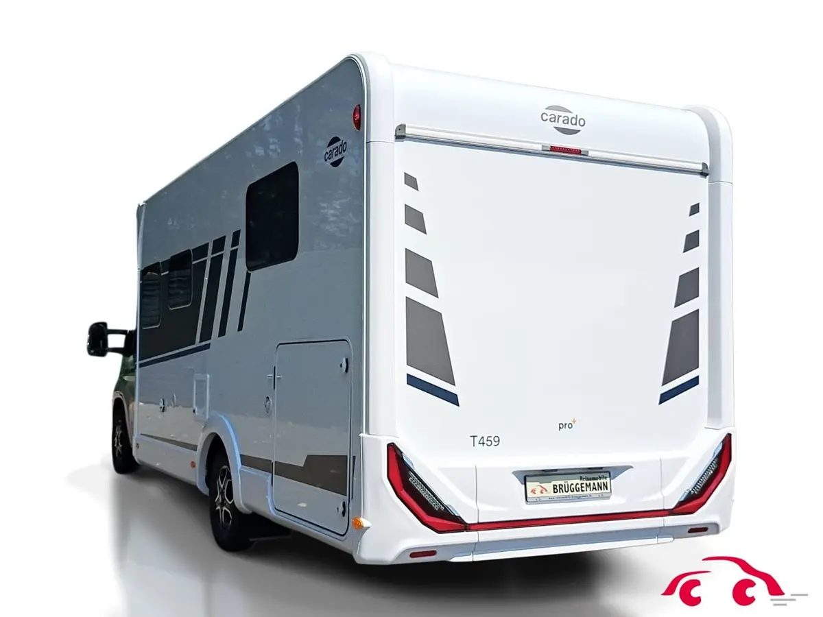 Carado T 459 Pro+, Autom., Solar, TV, LTE, 3. Bett, Ofen