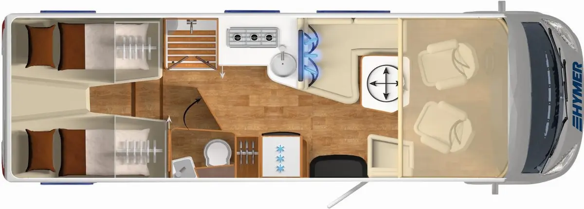 Hymer B-Klasse ML I 780 Premium-, Autarkie-, Arktispaket