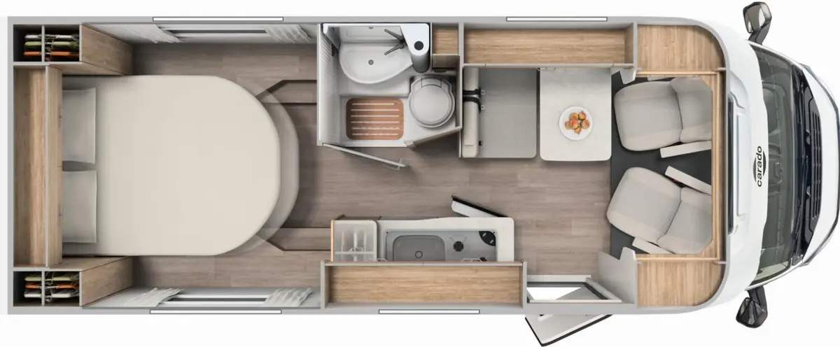 Carado V 339 Pro+ Solar, LTE, TV-Paket