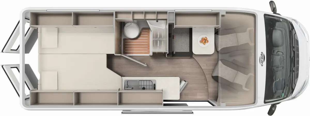 Carado pro CV 640 Automatik, Solar, Rahmenfenster