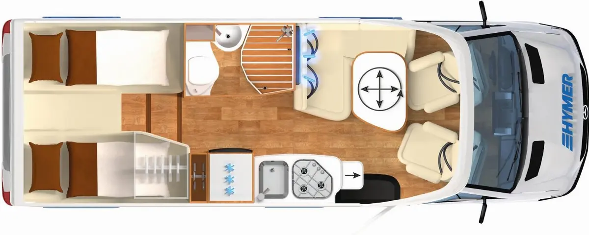 Hymer ML-T 580 TV, Sat, Fahrradträger, div. Pakete