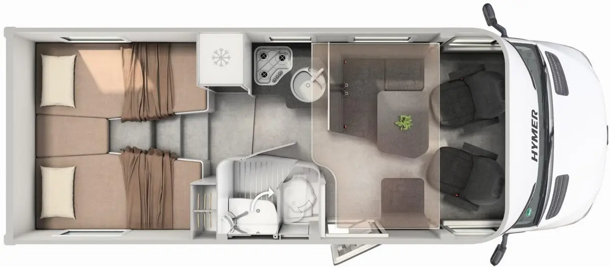 Hymer GT-S 600 Chassis- u. Aufbaupaket, 5G WLAN