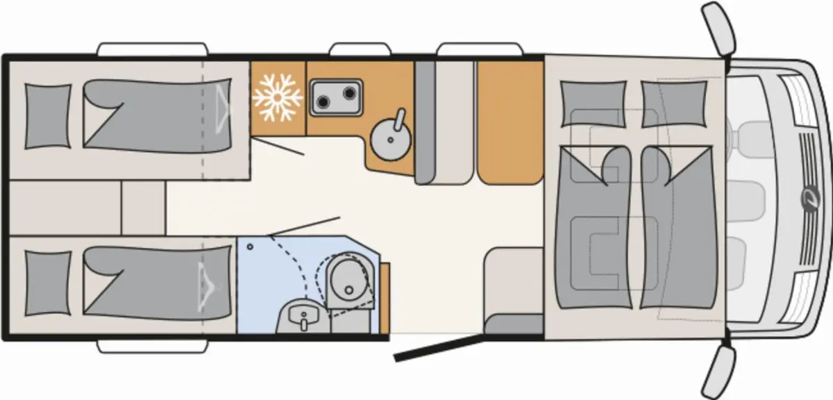 Dethleffs Trend I 6817 EB Family-, Chassis-, Two-, GT-Paket