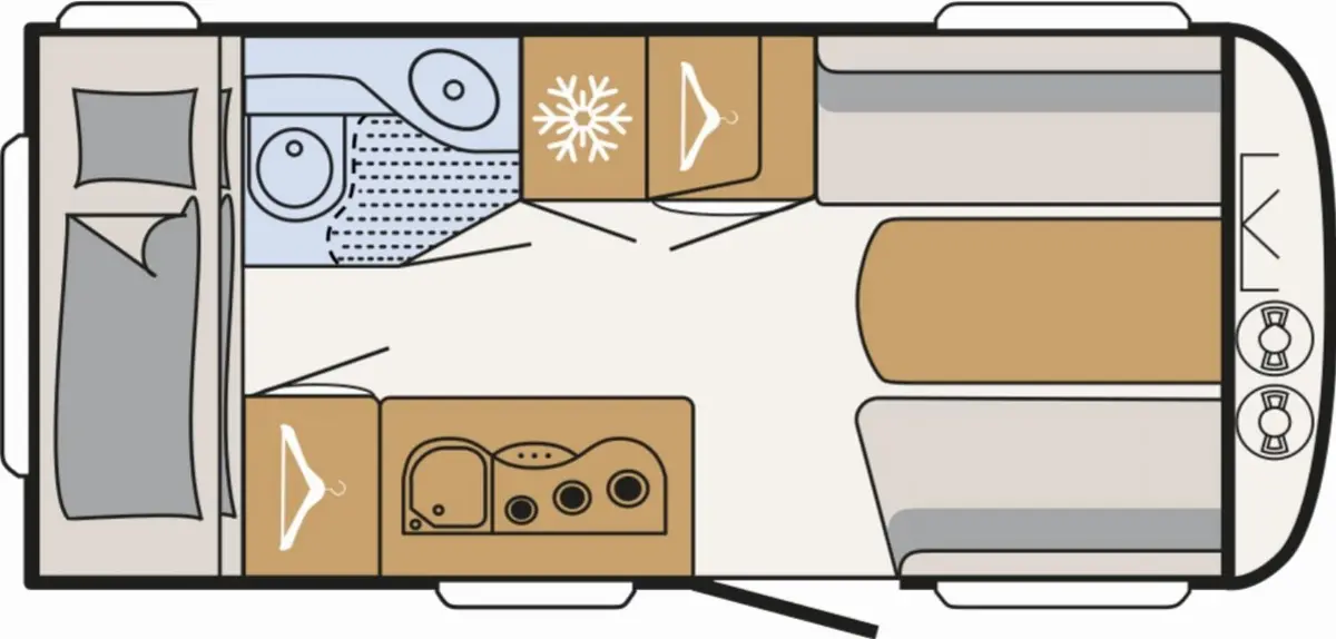 Dethleffs c-joy 410 LK Touring-, Dynamik-Paket, Auflastung