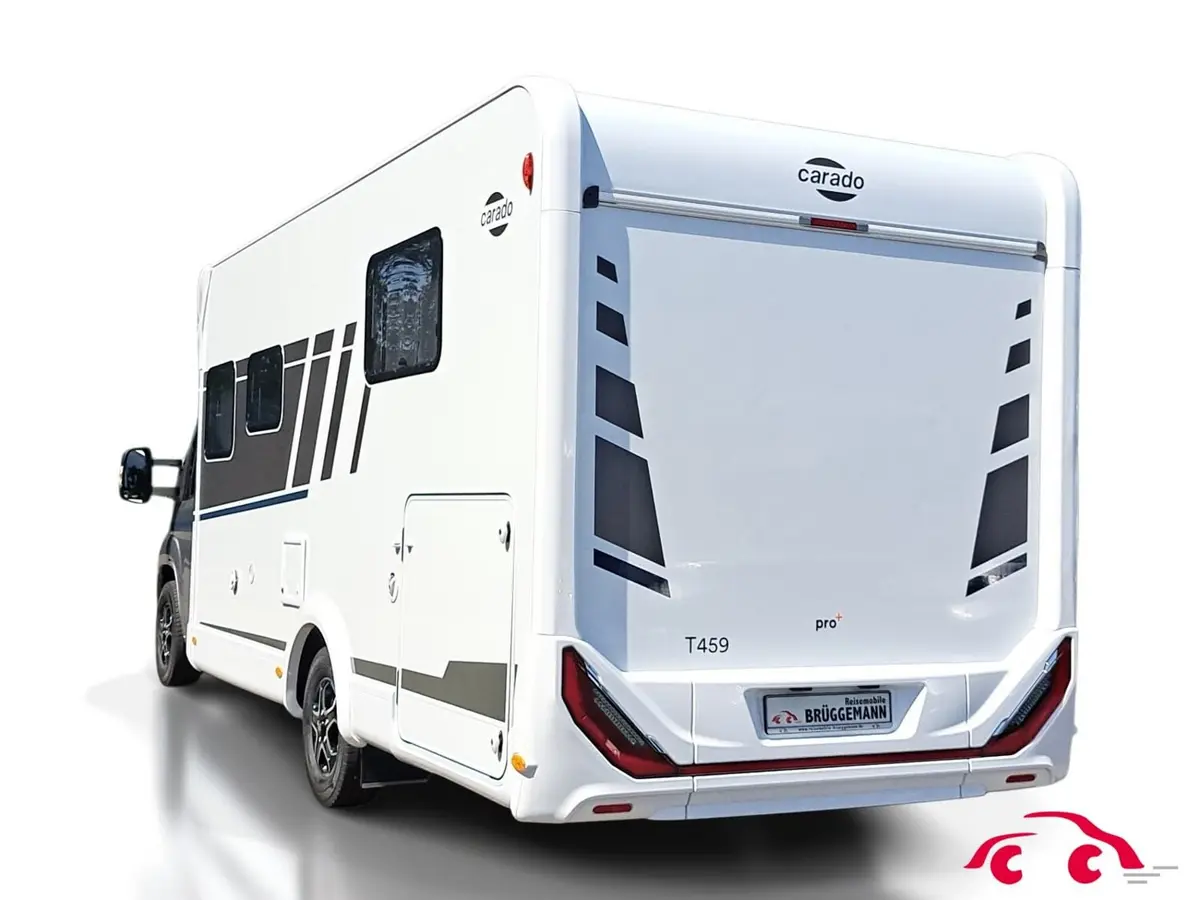 Carado T 459 Pro+, Autom., Solar, TV, LTE, 3. Bett, Ofen